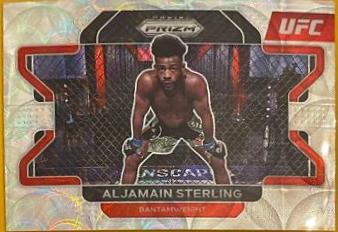 Aljamain Sterling 2022 Panini Prizm UFC Base #55 Premium