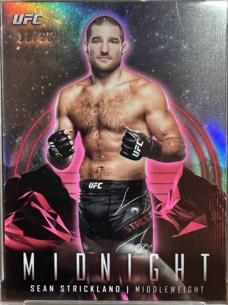 Sean Strickland 2024 Topps Midnight UFC Base #28 Twilight