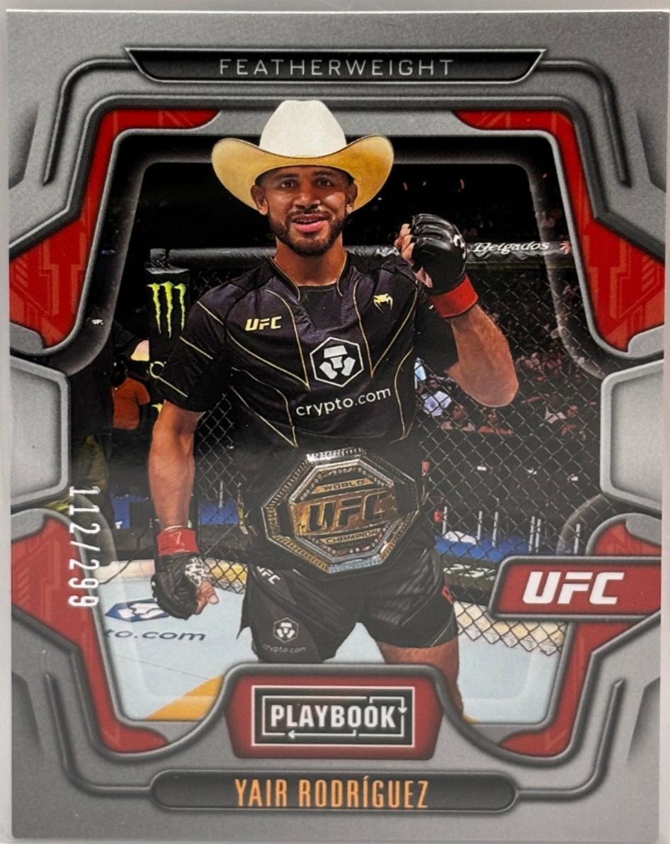 Yair Rodríguez 2023 Panini Chronicles UFC Base Playbook #117 Bronze