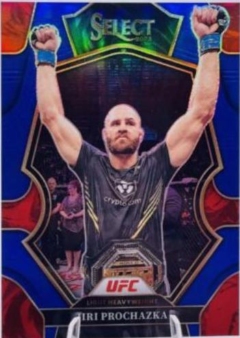 Jiri Prochazka 2023 Panini Select UFC Premier Level #144 Blue Disco