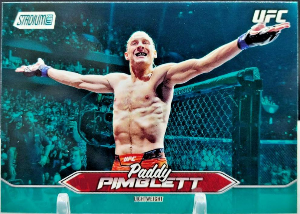 Paddy Pimblett 2025 Topps Stadium Club UFC Base #194 Teal