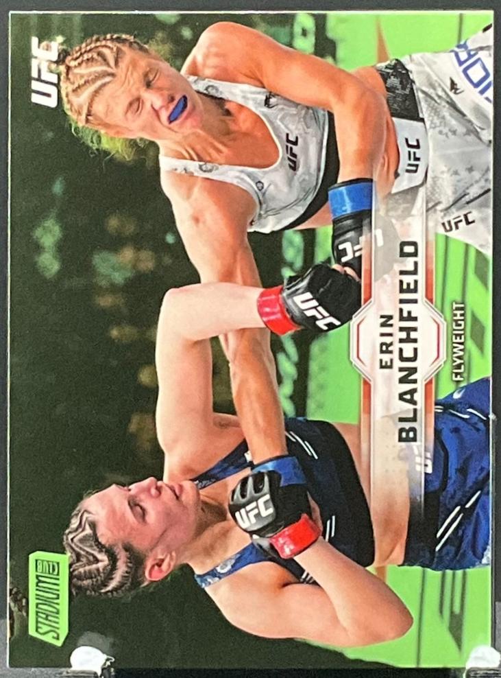 Erin Blanchfield 2026 Topps Stadium Club UFC Base #61 Lime Green