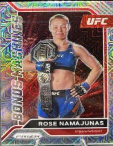 Rose Namajunas 2022 Panini Prizm UFC Bonus Machines #18 Mojo