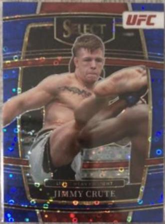 Jimmy Crute 2022 Panini Select UFC Concourse #78 Blue Disco