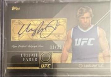 Urijah Faber 2016 Topps UFC Top of the Class Top of the Class Autographs #TCA-UF Silver