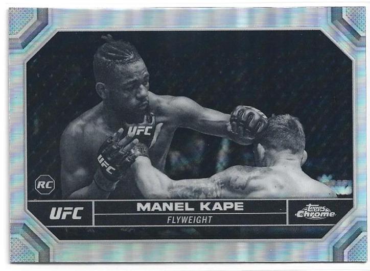 Manel Kape 2024 Topps Chrome UFC Base #119 Negative Refractor