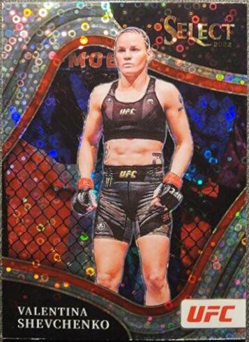 Valentina Shevchenko 2022 Panini Select UFC Octagonside #251 Silver
