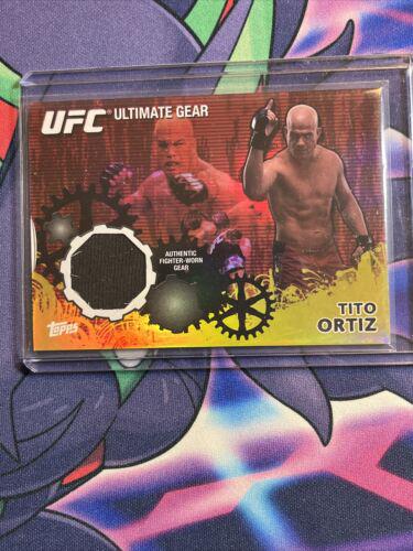 Tito Ortiz 2010 Topps UFC Ultimate Gear Relics #UG-TO Gold