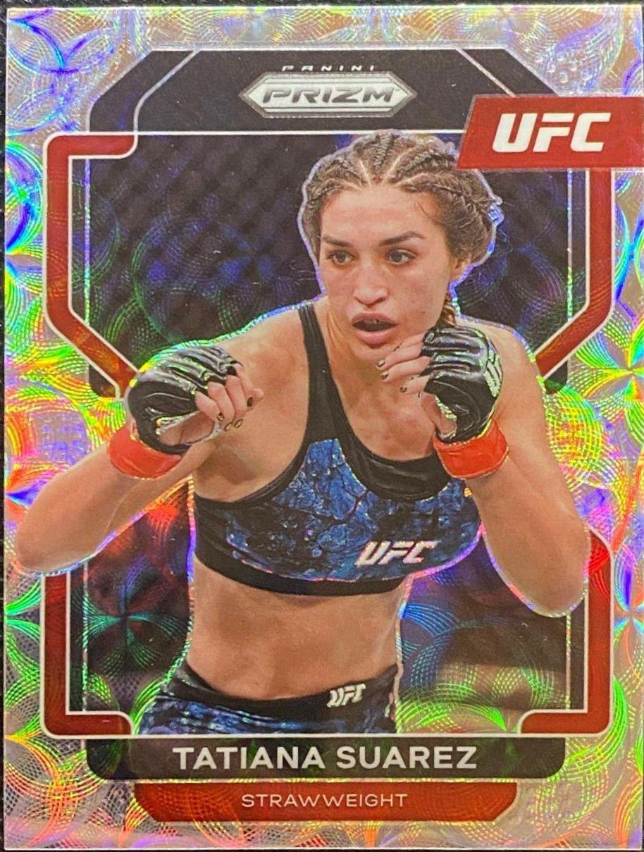 Tatiana Suarez 2022 Panini Prizm UFC Base #128 Premium