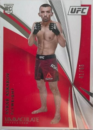 Askar Askarov 2021 Panini Immaculate UFC Base #11 Platinum