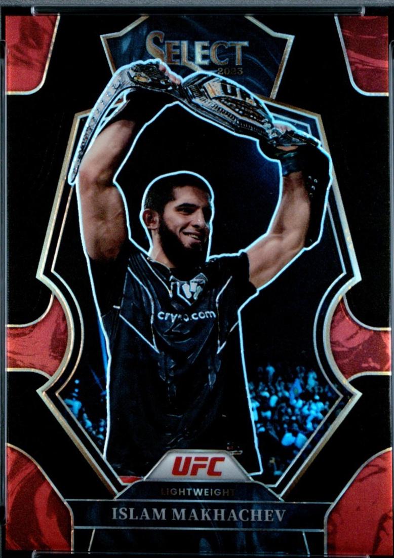 Islam Makhachev 2023 Panini Select UFC Premier Level #182 Black Blue