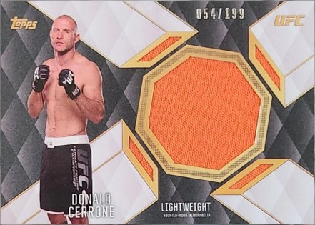 Donald Cerrone 2016 Topps UFC Top of the Class Top of the Class Relics #TCR-DC Gold