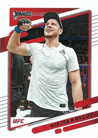 Nikita Krylov 2022 Panini Donruss UFC Base #144 Silver