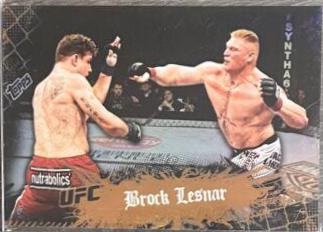 Brock Lesnar 2010 Topps UFC Main Event Base #66 Bronze