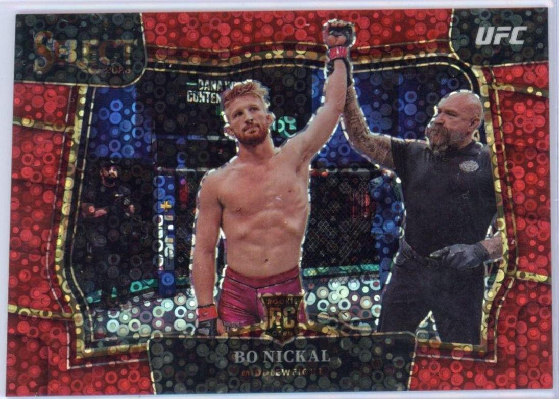 Bo Nickal 2023 Panini Select UFC Octagonside #284 Red Disco