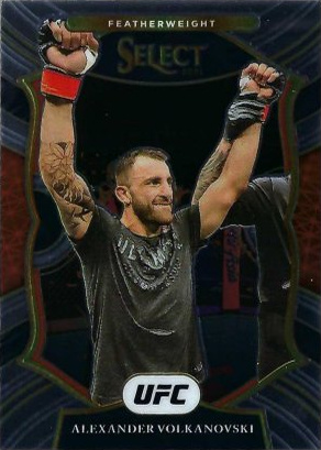 Alexander Volkanovski 2021 Panini Select UFC Concourse #16 Tri Color
