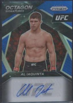 Al Iaquinta 2021 Panini Prizm UFC Octagon Signatures #3 Blue
