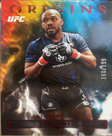 Jon Jones 2023 Panini Chronicles UFC Base Origins #133 Red