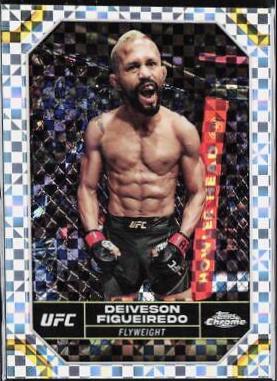 Deiveson Figueiredo 2024 Topps Chrome UFC Base #57 X-Fractor