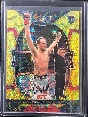 Damon Jackson 2023 Panini Select UFC Concourse #32 Gold Disco