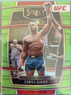 Ciryl Gane 2022 Panini Select UFC Concourse #47 Green