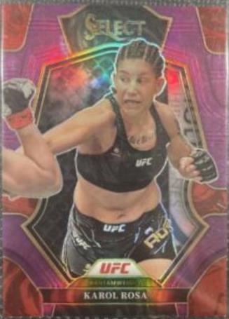 Karol Rosa 2023 Panini Select UFC Premier Level #194 Purple