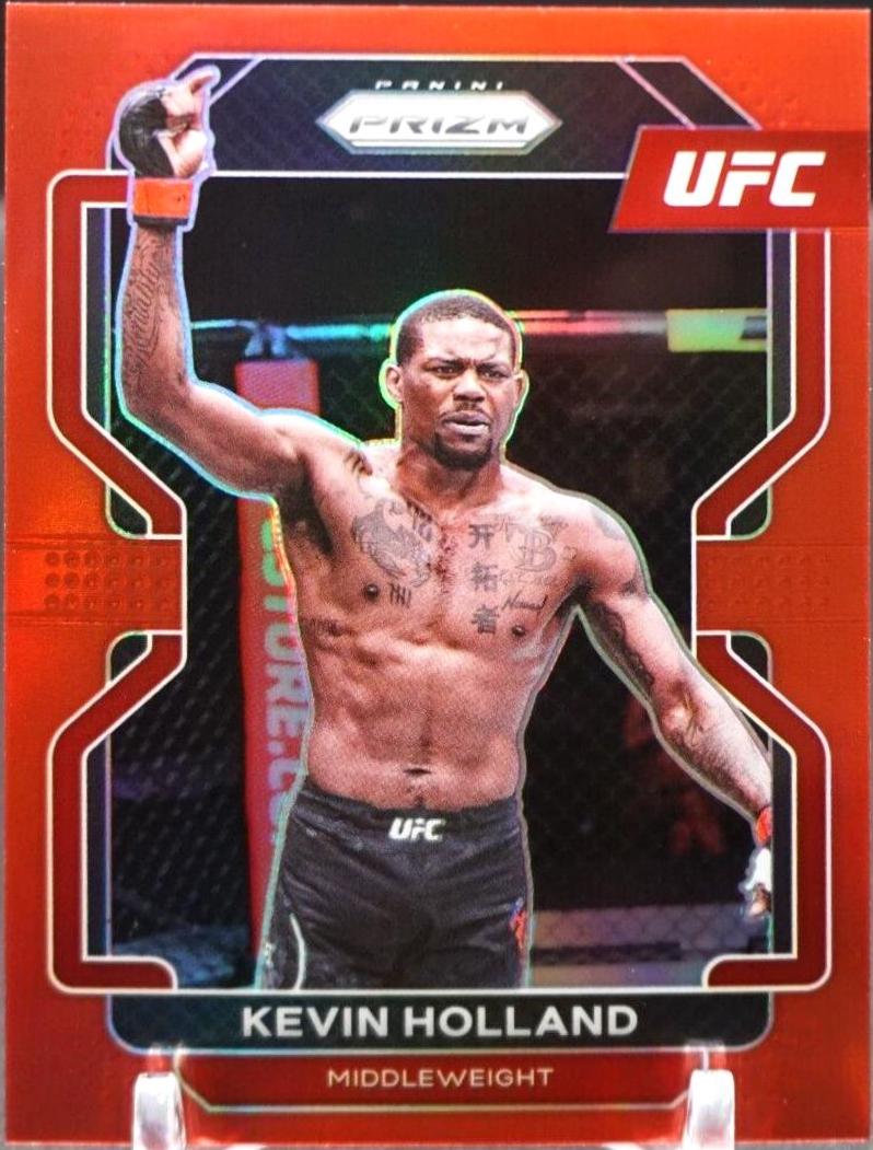 Kevin Holland 2022 Panini Prizm UFC Base #186 Red