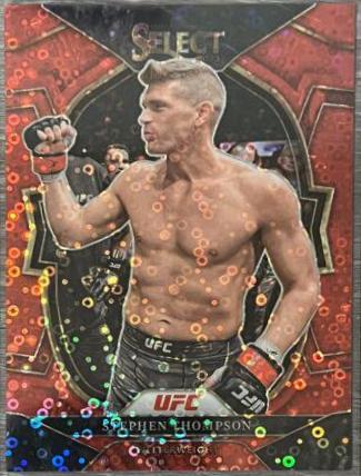 Stephen Thompson 2023 Panini Select UFC Concourse #33 Red Disco