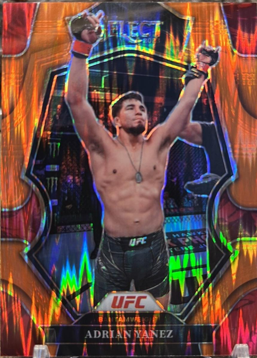 Adrian Yanez 2023 Panini Select UFC Premier Level #108 Orange Flash