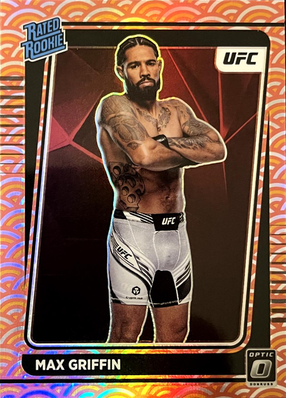 Max Griffin 2022 Panini Donruss Optic UFC Base #119 Photon