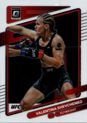 Valentina Shevchenko 2022 Panini Donruss Optic UFC Base #41 Lucky Envelopes