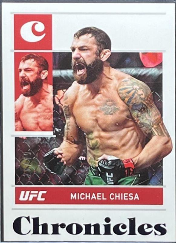 Michael Chiesa 2022 Panini Chronicles UFC Base Chronicles #72 Purple