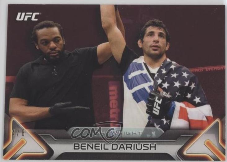 Beneil Dariush 2016 Topps UFC Knockout Base #15 Red