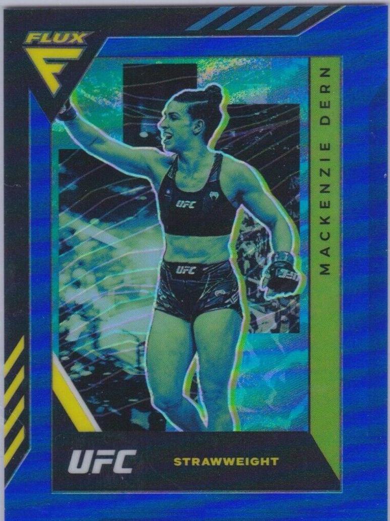 Mackenzie Dern 2022 Panini Chronicles UFC Base Flux #340 Blue