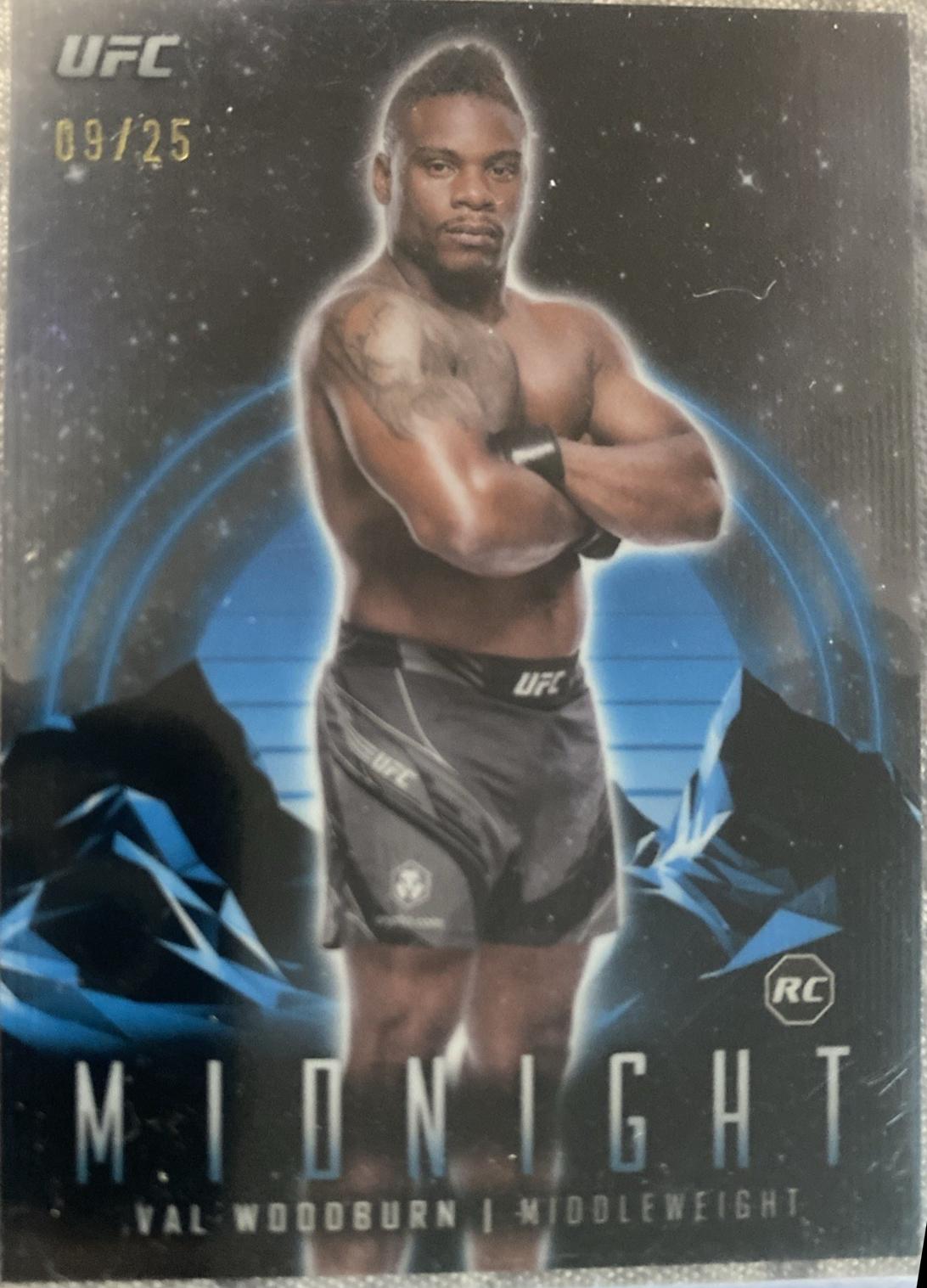 Val Woodburn 2024 Topps Midnight UFC Base #69 Moonrise