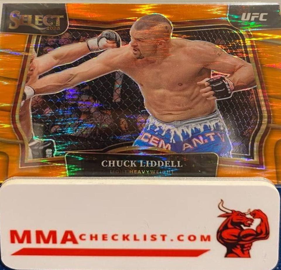 Chuck Liddell 2023 Panini Select UFC Octagonside #276 Orange Flash