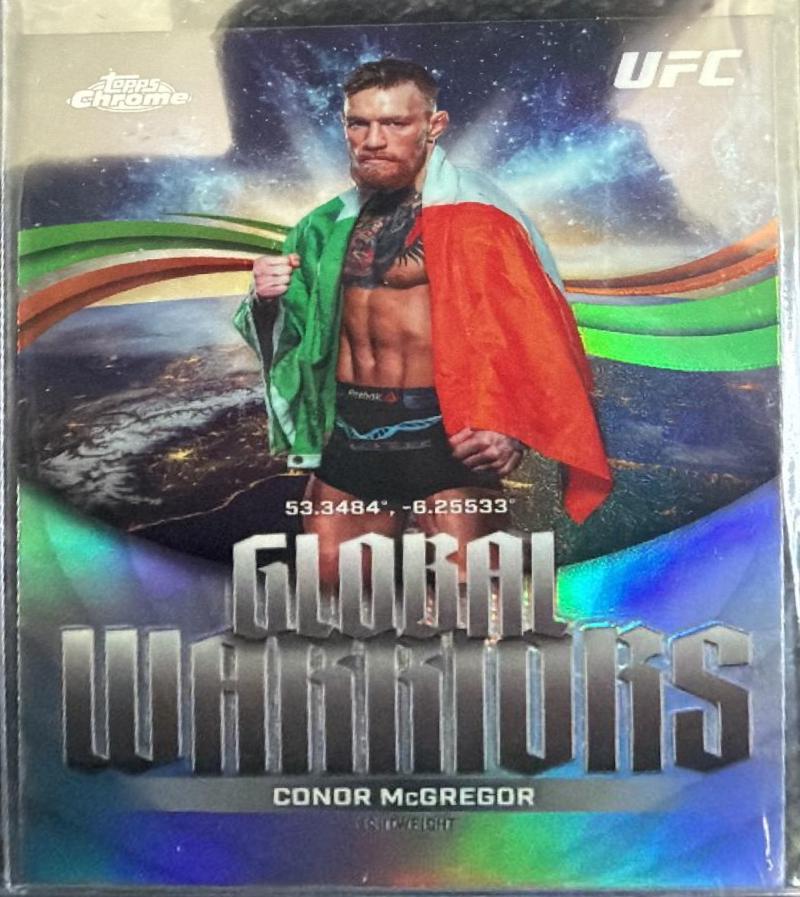 Conor McGregor 2026 Topps Chrome UFC Global Warriors #GW-8 Refractor