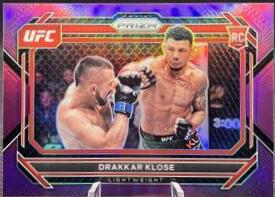 Drakkar Klose 2023 Panini Prizm UFC Base #100 Purple