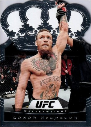 Conor McGregor 2021 Panini Chronicles UFC Base Crown Royale #14 Gold