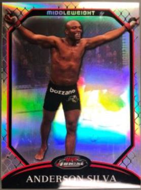 Anderson Silva 2011 Topps Finest UFC Base #45 Refractor