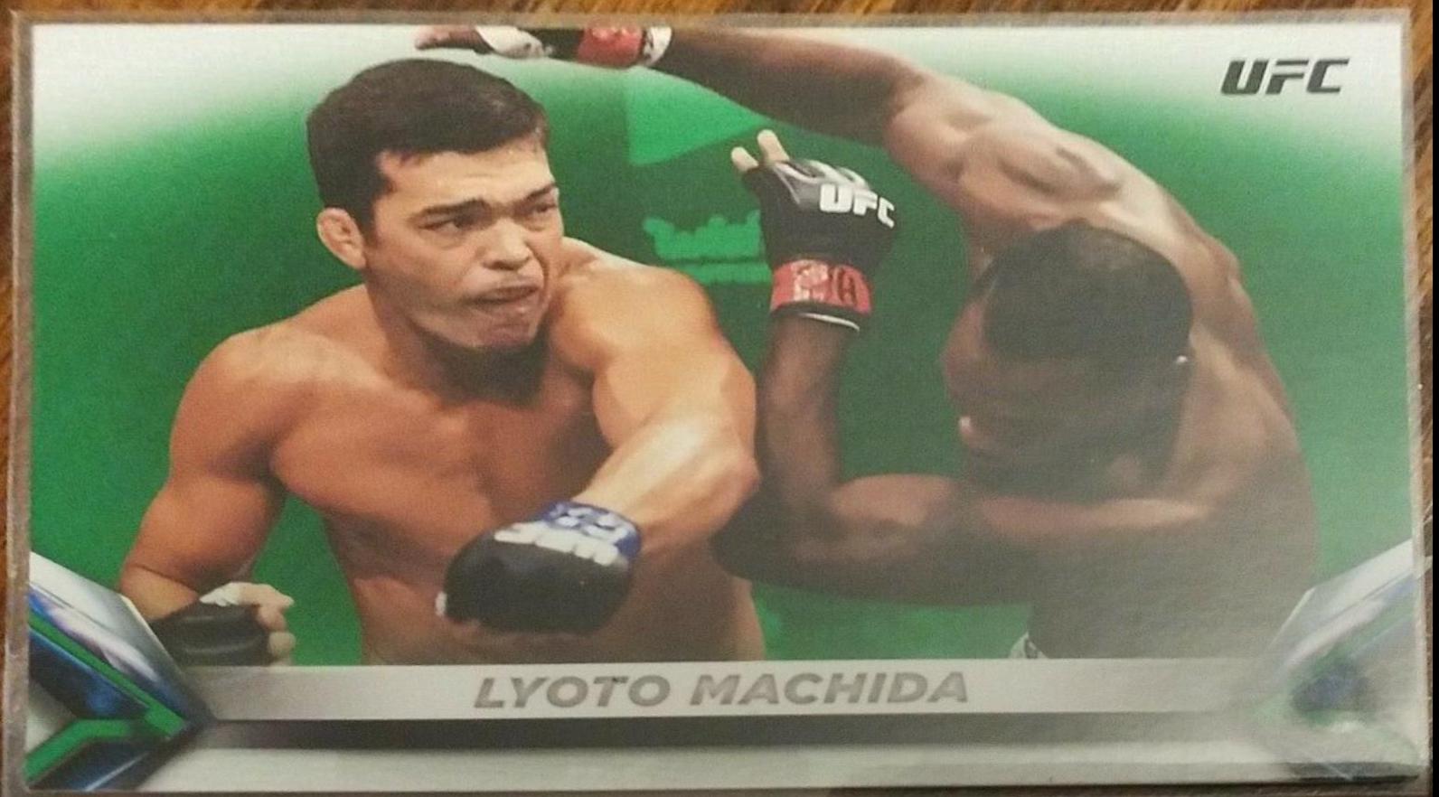 Lyoto Machida 2018 Topps UFC Knockout Base #39 Green