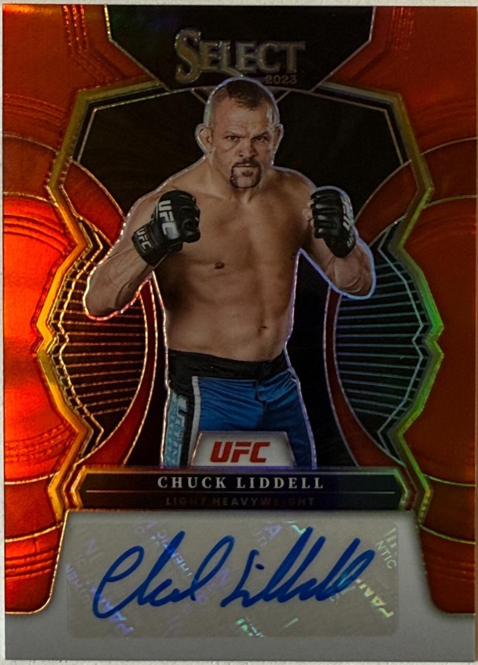 Chuck Liddell 2023 Panini Select UFC Signatures #4 Red