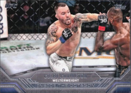 Colby Covington 2024 Topps Knockout UFC Inside the Octagon #ITO-10 Black