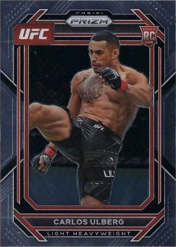 Carlos Ulberg 2023 Panini Prizm UFC Base #134 Black