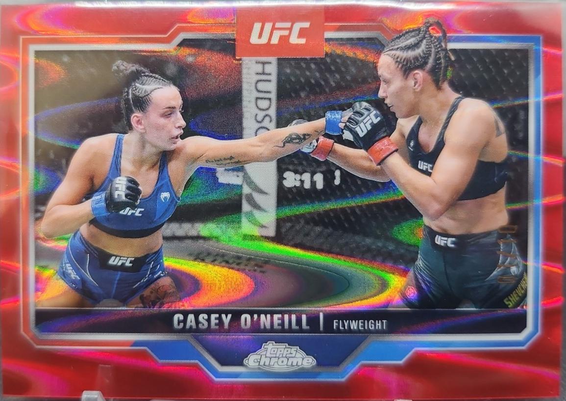 Casey O'Neill 2025 Topps Chrome Sapphire UFC Base Sapphire #133 Red Sapphire