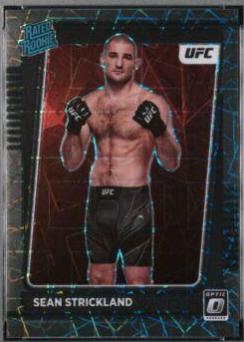 Sean Strickland 2022 Panini Donruss Optic UFC Base #111 Black Velocity