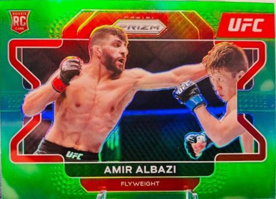 Amir Albazi 2022 Panini Prizm UFC Base #75 Green