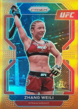 Zhang Weili 2022 Panini Prizm UFC Base #122 Orange