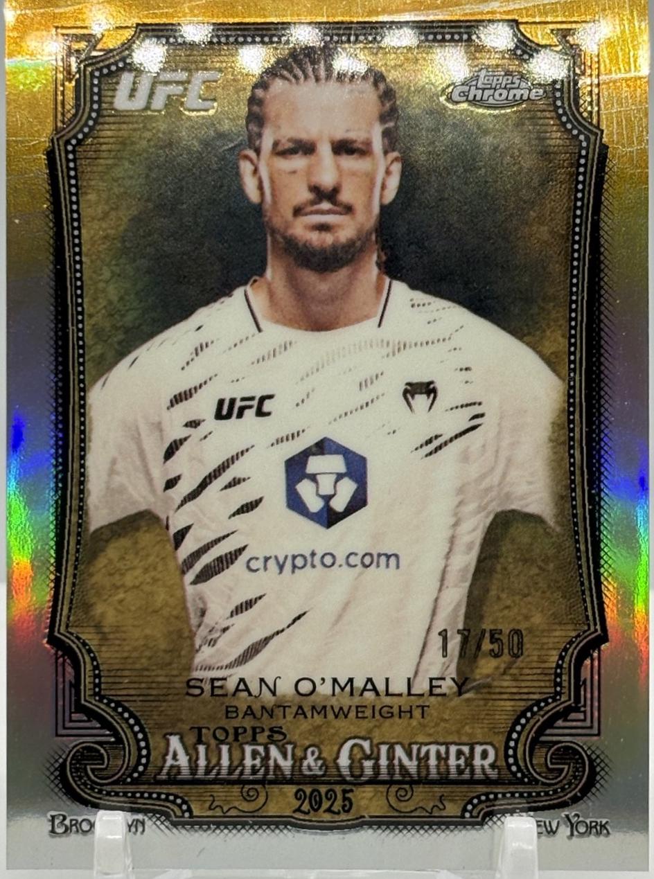 Sean O'Malley 2026 Topps Chrome UFC Allen & Ginter #AG-6 Red Refractor