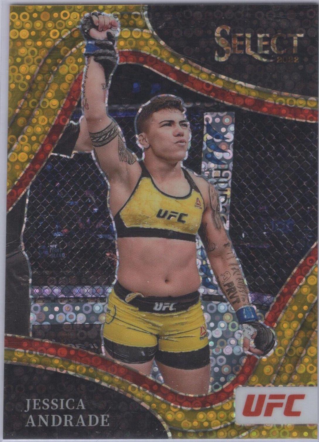 Jessica Andrade 2022 Panini Select UFC Mezzanine #329 Gold